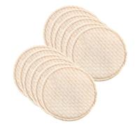 WATIIFUFU Coppette Assorbilatte Lavabili in Cotone per Allattamento Materno, Cuscini Riutilizzabili Post-parto, Assorbenti Traspiranti e Assorbenti per Donne, Set da 12 Pezzi Adatti a Uso