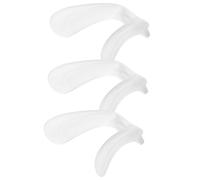 WATIIFUFU Cuscinetti per Occhiali a Forma di U, Set da 3 Naselli in Silicone Trasparente, Supporto Nasale per Riparazione Occhiali, Adatto a Ragazzo Ragazza e Studenti