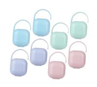 WATIIFUFU Custodia Porta Ciuccio Portatile in Pp per 8 Pezzi, Design Facile da Pulire, per Viaggi da Portare nella Borsa Pannolino