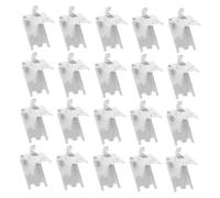 WATIIFUFU Ganci Per Frigorifero in Acciaio Inossidabile 20 Pezzi Clip Multiuso Per Frigorifero Per Ripiani E Congelatori