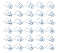 WATIIFUFU Ganci per Quadri 50 Pezzi Anello a d per Appendere Cornici e Foto da Parete in Gallerie e Spazi Espositivi