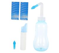 WATIIFUFU Lavaggio Nasale Strumento Irrigatore Nasale e Flacone per Pulizia Blu Utile per Rimuovere Sostanze Nocive e Mantenere le Vie Respiratorie Pulite