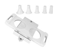 WATIIFUFU Macchinetta Manuale per Hamburger in Plastica Bianca Design Compatto e Formazione Rapida delle Polpette per Cucine Senza Alimentazione Elettrica