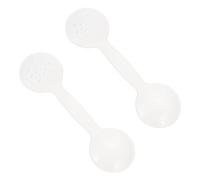WATIIFUFU Occluder Bianco Pezzi Esame e 2 per Vista della Polipropilene Impugnatura Ergonomica Scuola e Attrezzature di Controllo Oculistico