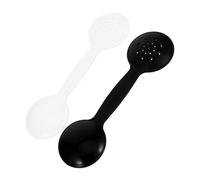 WATIIFUFU Occlusore Oculare Set 2 Pezzi Nero e Bianco Impugnatura Antiscivolo, Strumento di Visiva Portatile per Esame della Vista in Ottica e Optometria