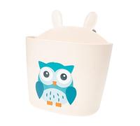 WATIIFUFU Organizer Per Pannolini Da Letto e Culla Con Cestino Appendibile Resistente e Pratico Per Cameretta e Fasciatoio Beige a Forma Di Civetta