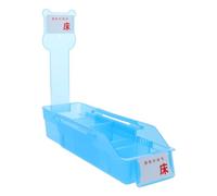 WATIIFUFU Organizer Telescopico per Medicinali in Plastica Blu, Contenitore Regolabile per Flaconi di Infusione, Scatola per Farmacia Domestica e Armadietto Medico