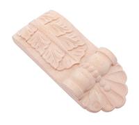WATIIFUFU Ornate Decorative Wood Corbels in Solid Wood European Style Mantel Brackets With Carved Shell Motifs Unfinished Archway Corbel Appliques For Doorways Columns And Furniture Trim