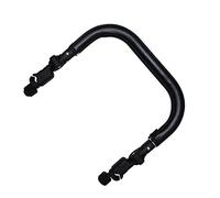 WATIIFUFU Paraurti Per Passeggino Con Maniglia in Pelle E Ferro Universale Per Passeggino Con Bracciolo Rimovibile