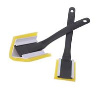 WATIIFUFU Pennello Triangolare per Rifiniture Angolari 2 Pezzi Setole Resistenti, Strumento per Pittura Interni e Bordi, per Pareti, Soffitti e Dettagli Angolari in Casa