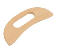 WATIIFUFU Piastra Raschiante in Legno a Forma di Mezzaluna per Massaggio Acupoint Strumento Multifunzionale per Viso Collo Spalle e Schiena Facile da Impugnare e Delicato