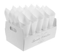 WATIIFUFU Porta Coni e Vassoio Decorativo in Matrimonio per Confetti con Supporto a Forma di Cono e Matrimoni Classici per Feste