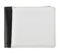 WATIIFUFU Portafoglio Uomo Vuoto in PU Bianco per Carte e Monete | Design Separato, Morbido e Resistente, per Viaggio o Casa, Stile Semplice Colori Classici