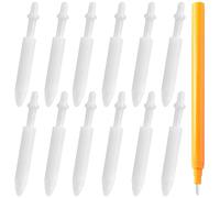 WATIIFUFU Punte di Ricambio Punta Liscia 20 Pezzi Accessori per Penne da Pittura per Pennarelli Acrilici 0,7mm in Nylon per Uso Quotidiano e Artisti del Marker