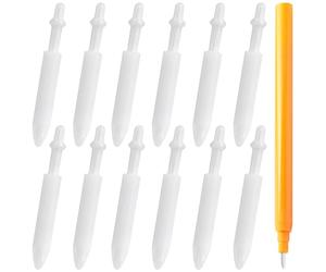 WATIIFUFU Punte di Ricambio Punta Liscia 20 Pezzi Accessori per Penne da Pittura per Pennarelli Acrilici 0,7mm in Nylon per Uso Quotidiano e Artisti del Marker