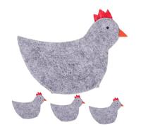 WATIIFUFU Sacchetti Porta-uova A Forma Di Pulcino Di Pasqua 4 Pezzi Decorazione Per La Celebrazione Della Pasqua