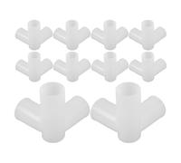 WATIIFUFU Set 10 Pezzi Connettori Angolari in Plastica da 22 Mm per Armadio in Tela, Connettore per Scarpiera e Scaffalature Modulari, Accessori per Mobili Guardaroba per