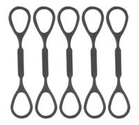 WATIIFUFU Set 5 Pezzi Anelli Stopper in Silicone Nero per Tromba, Leggeri e Facili da Usare, Accessori per Strumento Musicale, per Sostituzione e Regolazione del Slide