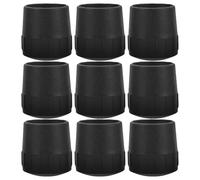 WATIIFUFU Set da 9 Pezzi di Protezioni in Gomma per Piedini di Supporto Chitarra, Copertura Resistente e Antiscivolo per Stand di Chitarra Acustica ed Elettrica