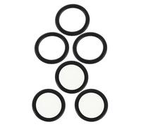 WATIIFUFU Set di Accessori di Ricambio per Stetoscopio 6 Pezzi con Membrana Galleggiante e Anello Antifreddo, Kit di Montaggio del Diaframma per Uso Medico e Manutenzione Professionale