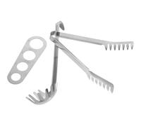 WATIIFUFU Set Utensili per Pasta in Acciaio Inossidabile 3 Pezzi Forchetta per Spaghetti e Misuratore Pasta, Design Ergonomico Versatile per Cucina Domestica