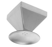 WATIIFUFU Stampo per Carne in Acciaio Inossidabile Argento Forma a Piramide Creativa, Versatile per Decorazione Alimentare e Uso in Cucina Domestica