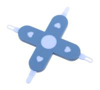WATIIFUFU Strumento per Cura Ragazzo Ragazza 4in1 Design a Croce per Pulizia Naso, Unghie e Orecchie, Materiale Pp e Pet, Colore Blu, e Ragazzo Ragazza