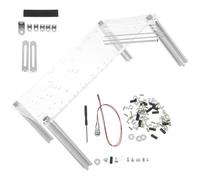 WATIIFUFU Supporto per Computer Open Air Staffa Telaio Aperto per Scheda Madre Matx, Case da Banco Medio Trasparente, Accessorio PC Base Resistente e Ventilazione Ottimale per Gaming