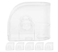 WATIIFUFU Supporto Porta Orologi Singolo Trasparente in Acrilico Foro Sospensione, Custodia Protettiva Rigida da Viaggio per Esposizione e Organizzazione di 6 Orologi da Uomo e Donna