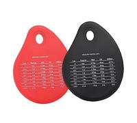 WATIIFUFU Tagliapasta da Cucina a Goccia 2 Pezzi in Silicone Flessibile, Raschietto per Impasto e Paletta per Farina, Utensili per Pizza, Pane e Pasticceria, Accessori per Preparazione