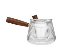 WATIIFUFU Teiera in Vetro Trasparente Resistente per Piano Induzione Bollitore per Tè con Design Ergonomico per Infusi e Momenti Conviviali