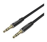 Watio Wave Cavo audio - Cavo stereo jack 3,5 mm a jack 3,5 mm, lunghezza 0,5 m, colore nero, consente il collegamento di dispositivi audio. *