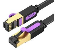 Watio Wave Cavo di rete - Cavo di rete RJ45 Cat.7 S/FTP, AWG28, 3 m, colore: nero, ad alta velocità, ideale per connessioni di rete*