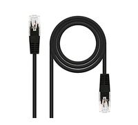 Watio Wave Cavo di rete - Cavo patch RJ45 Cat.5e UTP, AWG24, 3 m, colore: nero, ideale per connessioni di rete veloci e stabili. *