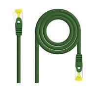 Watio Wave Cavo di rete RJ45 S/FTP CAT6A AWG26 0,5 m, colore: verde, ideale per connessioni veloci e sicure. *