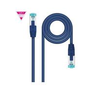 Watio Wave Cavo di rete - tubo 600 MHz lszh s/FTP pimf cat7 awg26 1 m blu, ideale per connessioni veloci e sicure in rete. *