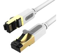 Watio Wave Cavo di rete - tubo RJ45 Cat.7 SFTP AWG24, lunghezza 1 m, colore grigio, alta velocità e schermatura per connessione sicura. *