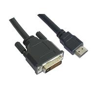 Watio Wave Cavo DVI-HDMI - Cavo di tipo M-M da 3 m, ideale per collegare dispositivi video, alta qualità nella trasmissione del segnale, durevole e flessibile. *