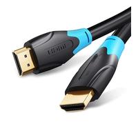 Watio Wave Cavo HDMI - Cavo ad alta velocità V2.0, collegamento maschio a maschio, 3 metri, compatibile con 4K, colore nero, trasmissione fluida. *