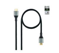 Watio Wave Cavo HDMI - Cavo V2.1 ultra high speed tipo a/m-a/m, 3 m, nero, ideale per connessioni ad alta definizione e trasferimento rapido dei dati. *