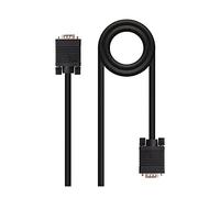 Watio Wave Cavo svga - Cavo da 1,8 m tipo maschio a maschio, ideale per collegare monitor, alta qualità del segnale, compatibile con dispositivi VGA*