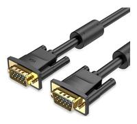 Watio Wave Cavo svga - Cavo VGA M-M da 0,5 m, colore nero, ideale per collegare dispositivi a monitor, durevole e flessibile. *
