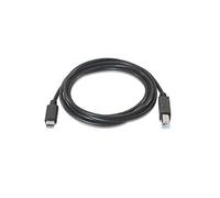 Watio Wave Cavo USB 2.0 - Cavo da USB a USB m, lunghezza 1 m, progettato per stampanti, potenza 3A, colore nero, alta durata. *