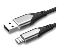 Watio Wave Cavo USB 2.0 - Cavo micro USB a USB da 1 m, colore grigio, eccellente trasferimento dati, compatibile con dispositivi elettronici. *