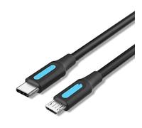Watio Wave Cavo USB - Cavo USB 2.0 a micro USB maschio a maschio, 0,5 m, nero, resistente e flessibile, ideale per trasferimenti rapidi di dati. *