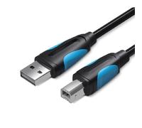 Watio Wave Cavo USB - Cavo USB 2.0 mini usb/m a USB tipo-b/m da 5 m di colore nero, ideale per trasferimento dati e ricarica efficiente. *