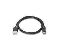 Watio Wave Cavo USB - Cavo USB 2.0 tipo C a tipo A, lunghezza 1 m, 3a di potenza, colore nero, ideale per trasferimenti rapidi e ricarica efficiente. *