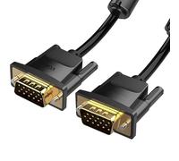 Watio Wave Cavo VGA, cavo da 2 m, connettori maschio a maschio, colore nero, ideale per trasmettere video tra dispositivi. Compatibile con diversi monitor. *