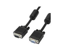 Watio Wave Cavo vga - Cavo da 3 m con connettore maschio su entrambe le estremità, con ferrite per riduzione delle interferenze. Ideale per i monitor. *