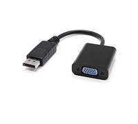 Watio Wave Convertitore - Convertitore da DisplayPort a SVGA, nero, compatibile con più risoluzioni, ideale per il collegamento di vecchi monitor. *
